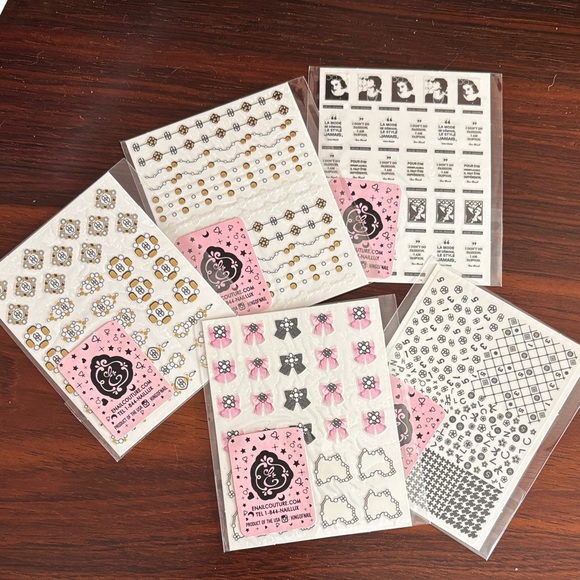 enailcouture Other - ENailcouture Nail Art Sticker Set Of 5